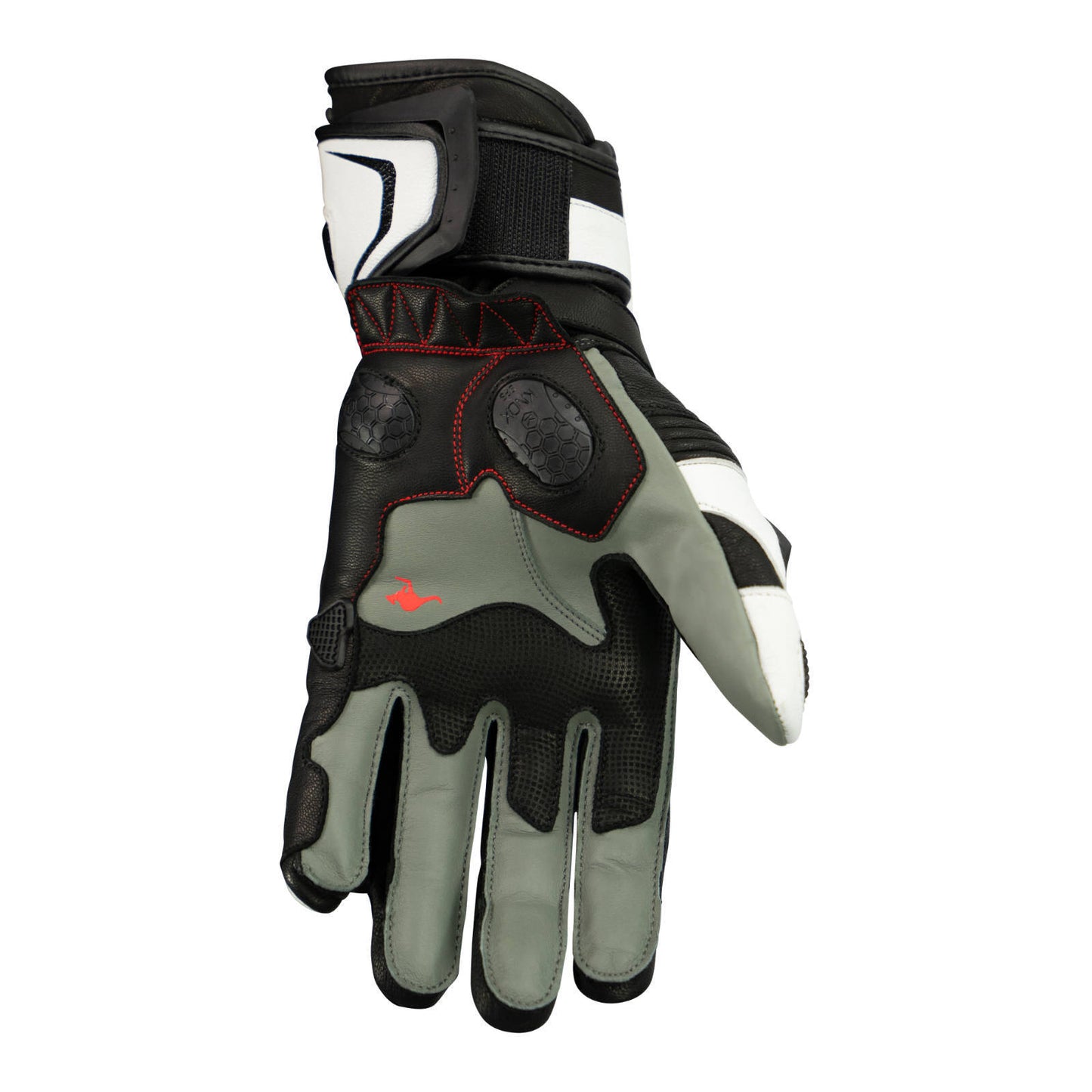 ARGON MISSION GLOVE STEALTH WHT/RED