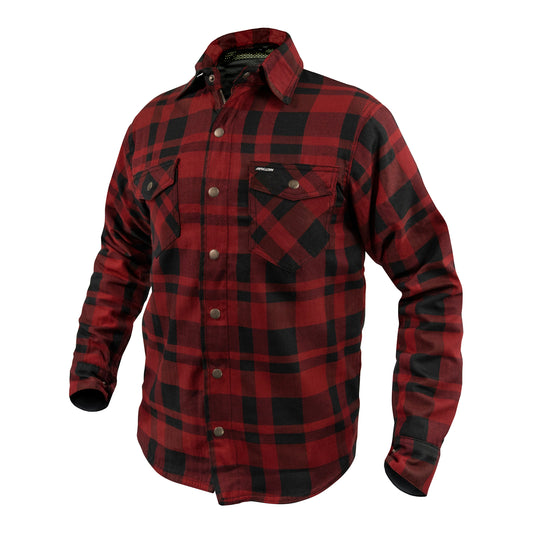 ARGON SAVAGE FLANNO SHIRT BLK/RED