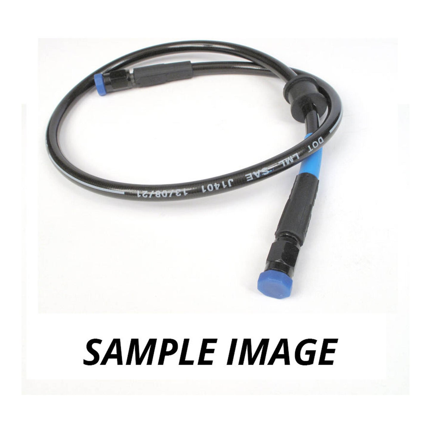 Whites Premade Brake Line - 1000mm (Dark Smoke)