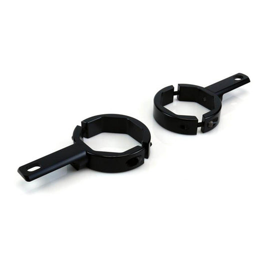 DENALI USD FORK TUBE LIGHT MNT/ 50-60MM DIAM TUBES BLK