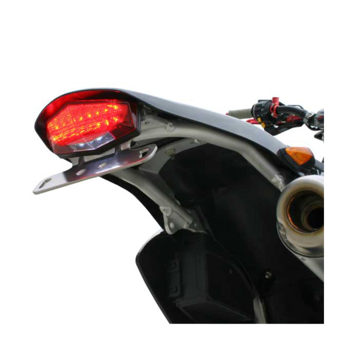 DRC EDGE ALUMI. T/L HOLDER KIT RED-LENSE DRZ400S/SM