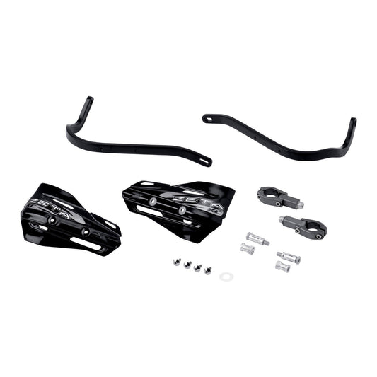 ZETA ARMOR HANDGUARD XC KIT FOR 28.6MM BAR BLACK/BLACK