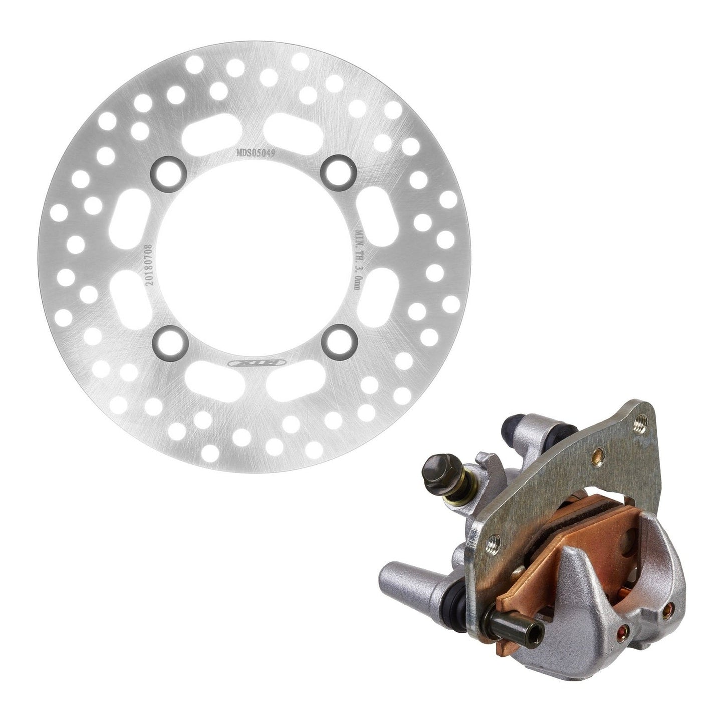 BRAKE CALIPER & DISC KIT ATV SUZ LTA450/700 Fnt Rht #DKBCMD024