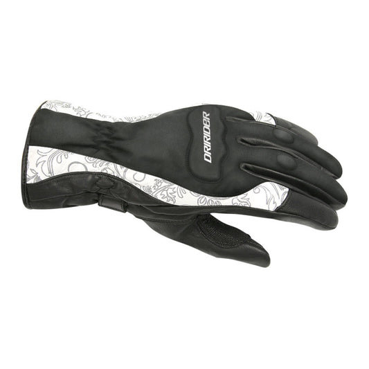 DRIRIDER VIVID 2 GLOVE LADIES BLACK/WHITE - WINTER TOURING