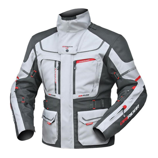 DRIRIDER VORTEX ADVENTURE 2 JACKET GREY/BLACK