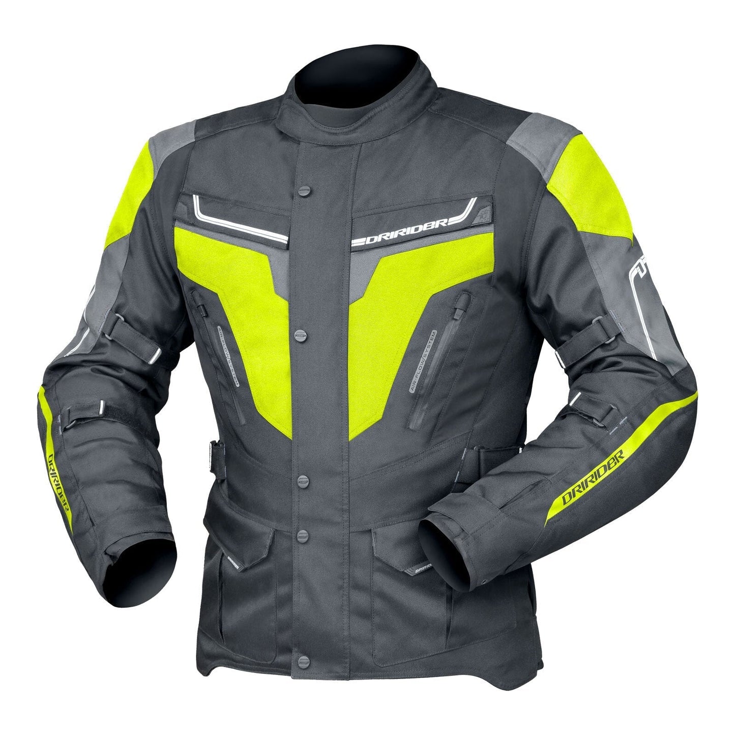 DRIRIDER APEX 5 JACKET BLK/YEL