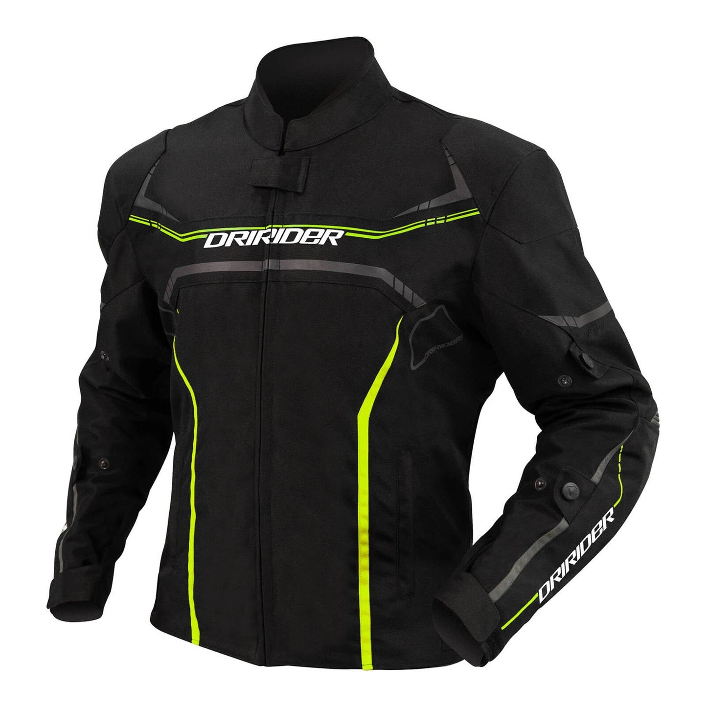 DRIRIDER ORIGIN JACKET BLACK/HI-VIZ