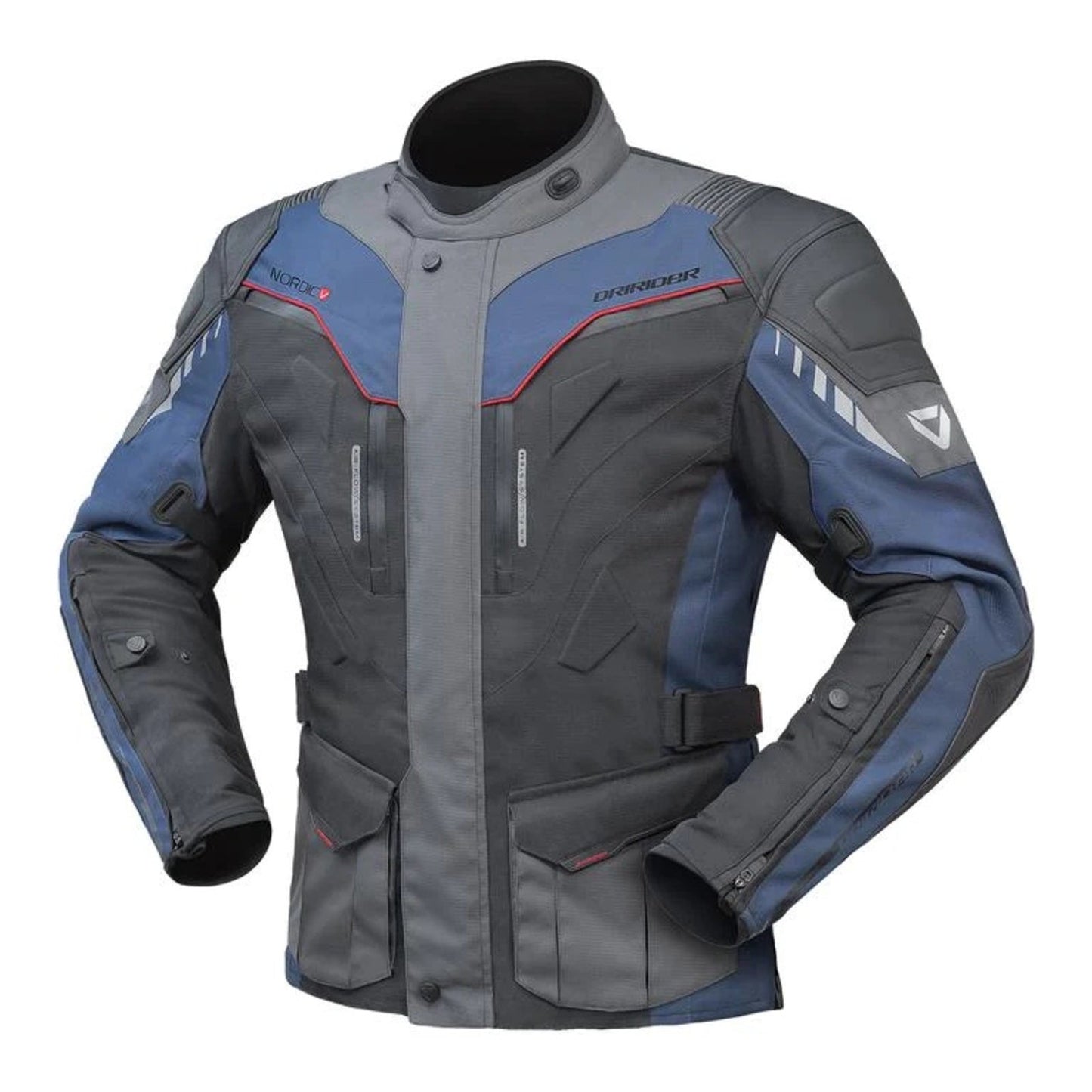 DRIRIDER NORDIC 5 SPORTS TOURING JACKET NAVY GREY