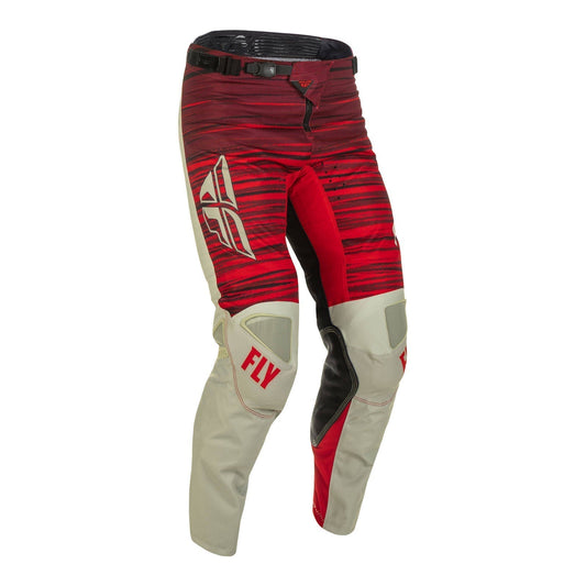 FLY '22 KINETIC WAVE PANT LIGHT GRY/RED