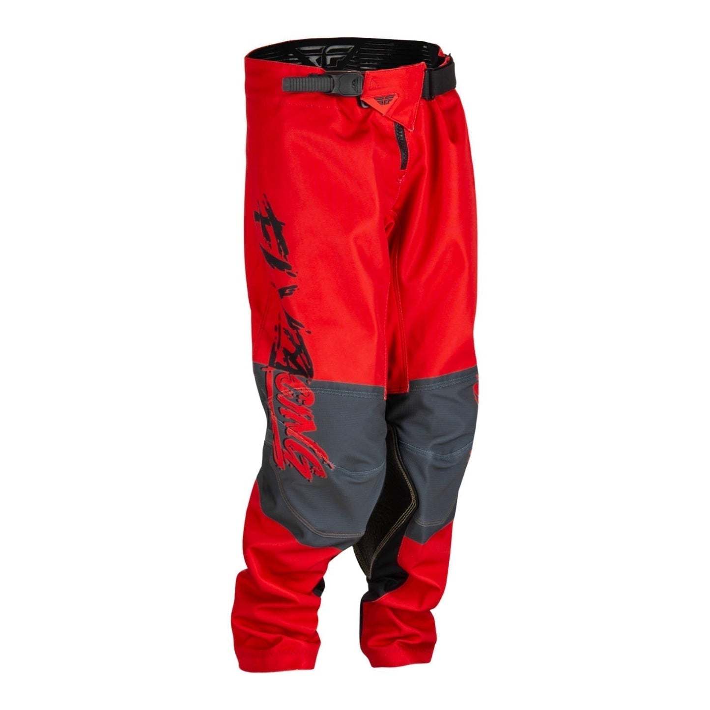 FLY '23YOUTH KINETIC KHAOS PANTS BLACK/RED/ GREY
