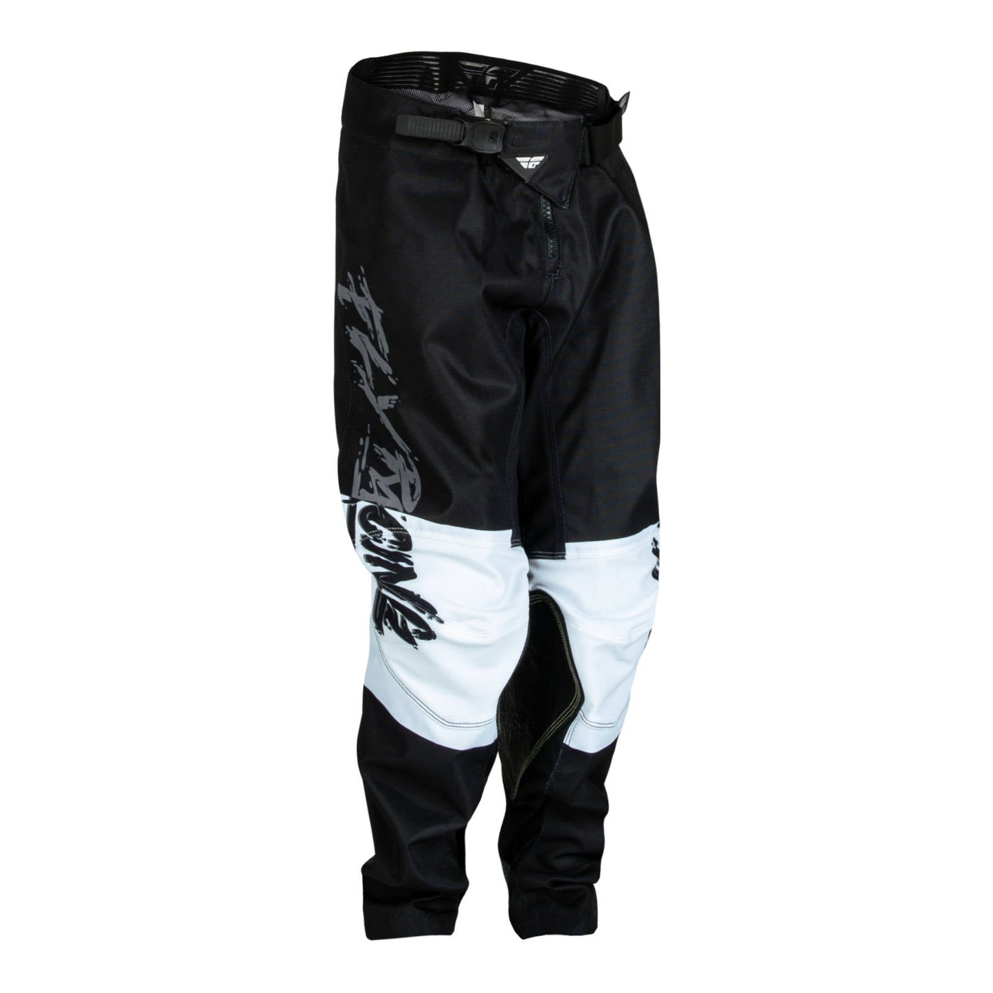FLY '23YOUTH KINETIC KHAOS PANTS GREY/BLACK/WHITE