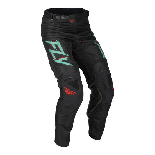 FLY '23 KINETIC SE RAVE PANTS BLACK/MINT/RED