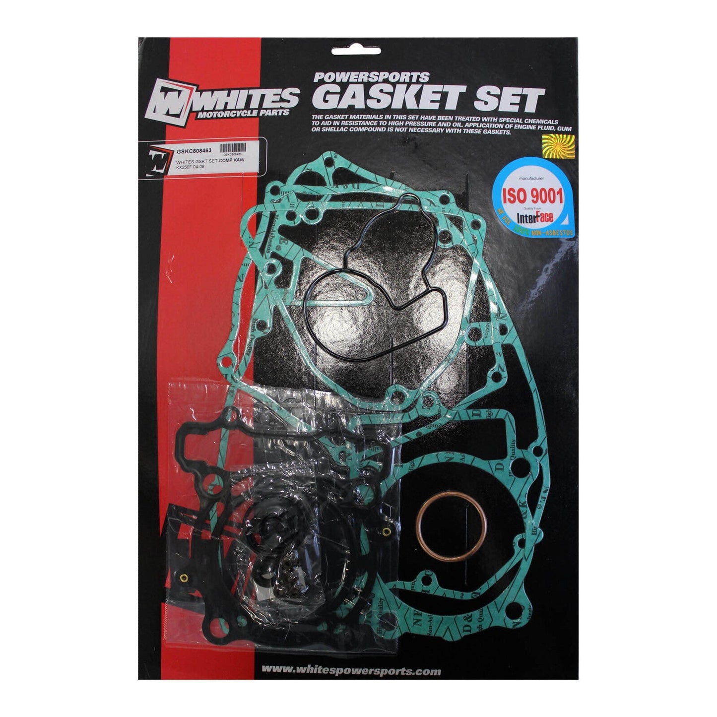 WHITES GASKET SET COMPLETE KAW KX250F 04-08