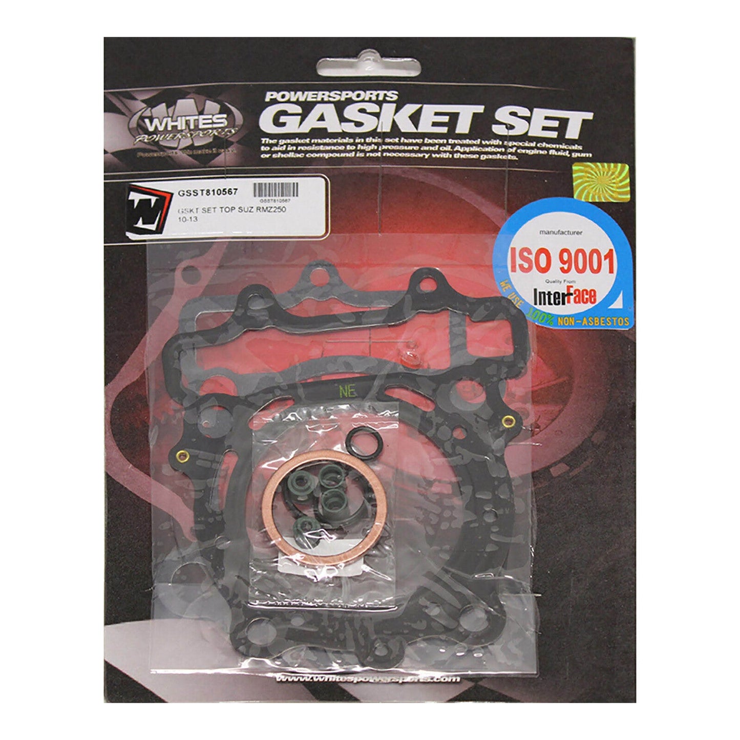 WHITES GASKET SET TOP SUZ RMZ250 10-18 #GSST810567