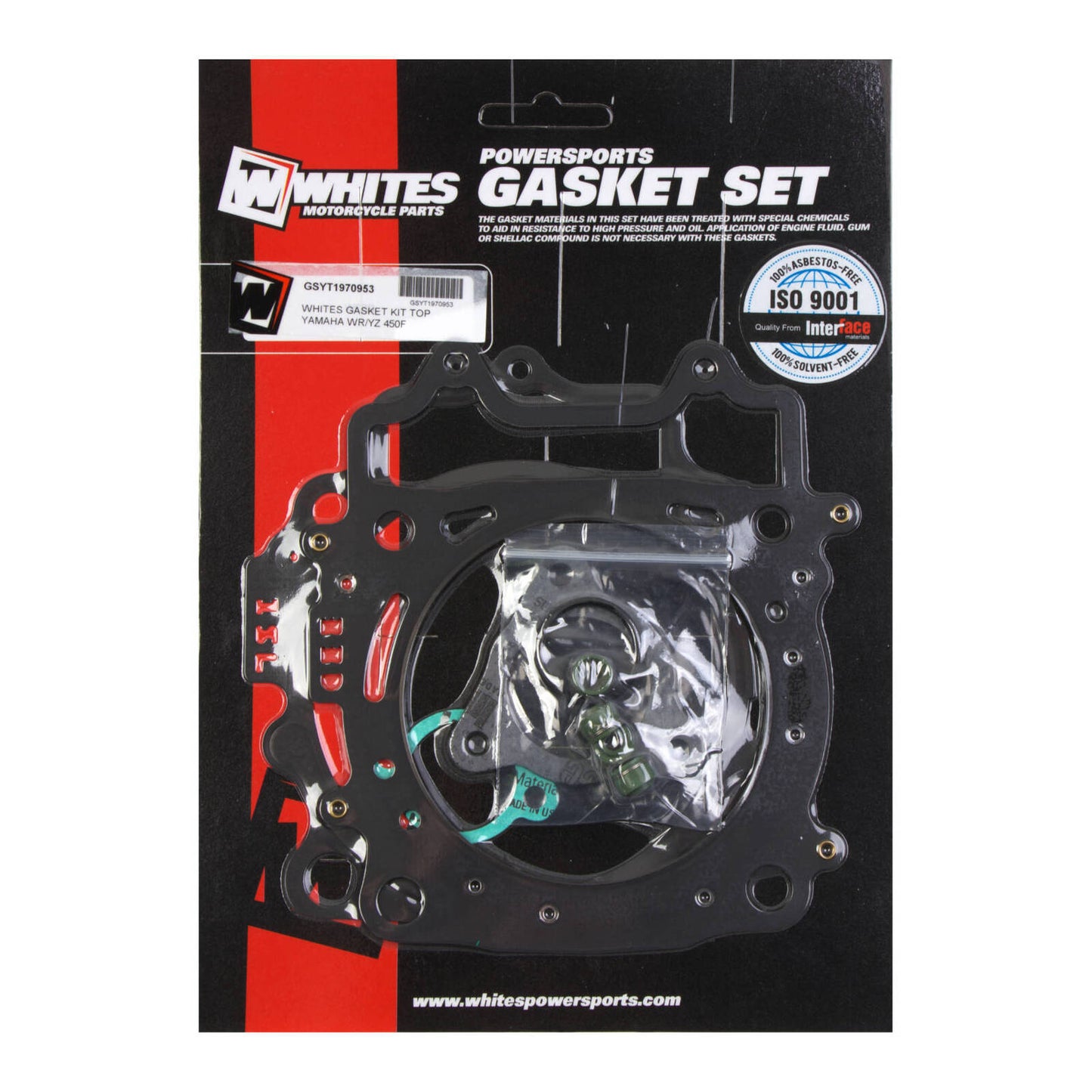 WHITES GASKET KIT TOP YAMAHA WR/YZ 450F #GSYT1970953