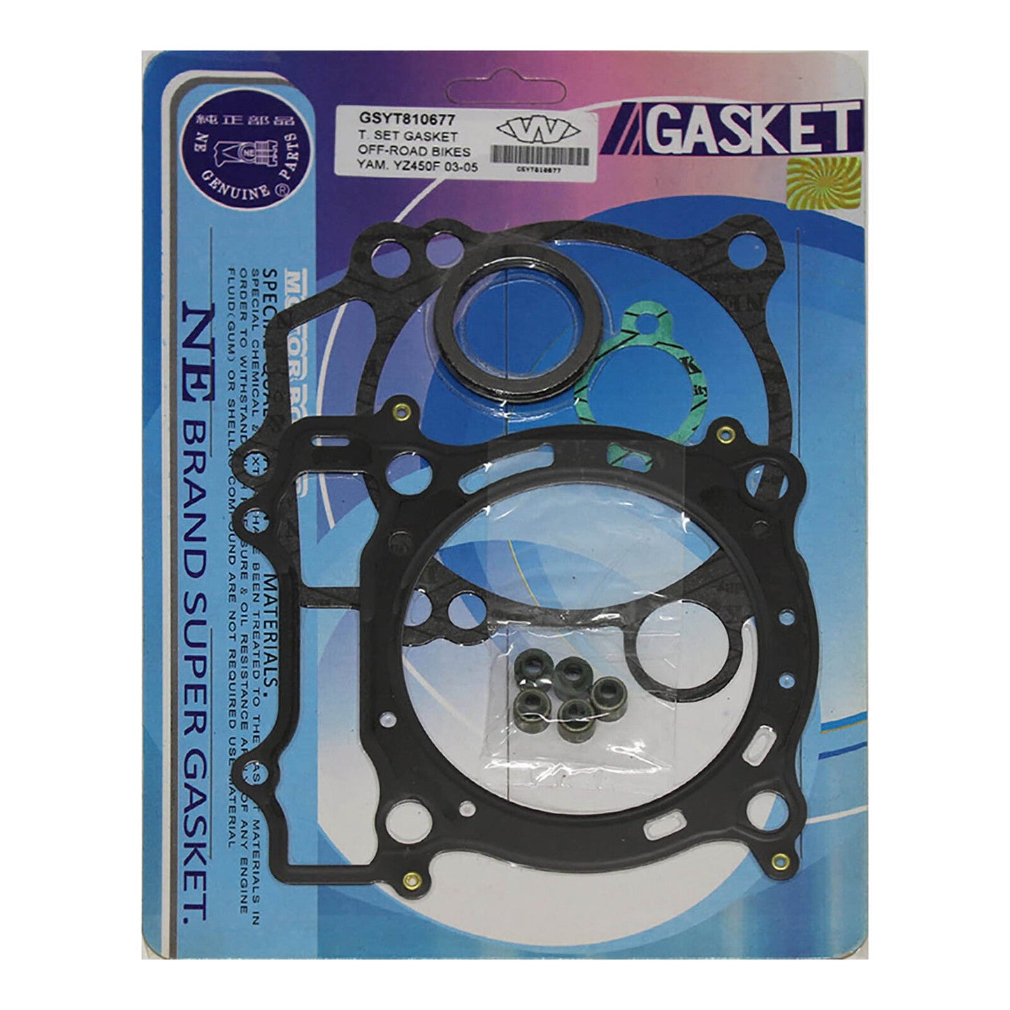 WHITES GASKET SET TOP YAM YZ450F 03-05 #GSYT810677