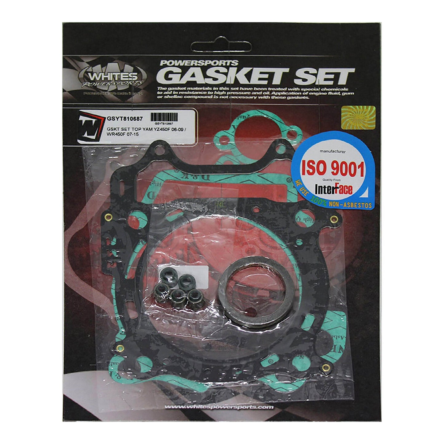 WHITES GASKET SET TOP YAM YZ450F 06-09 / WR450F 07-15 #GSYT810687