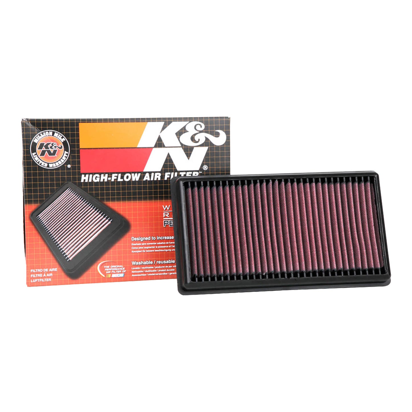 K&N REPLACEMENT AIR FILTER BMW S1000RR 19-20 #KNBM1019