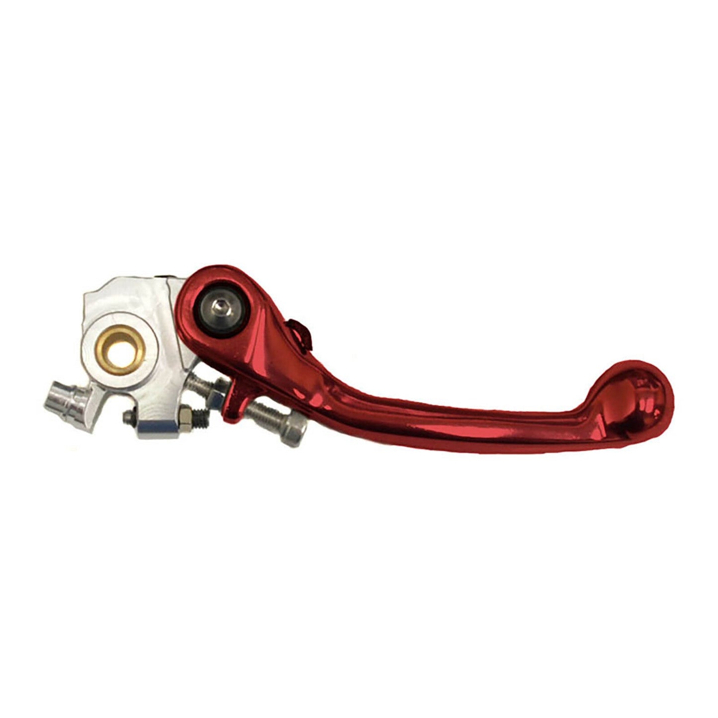 WHITES FOLDING BRAKE LEVER CR/CRF ASSTD YRS RED #LBF006R