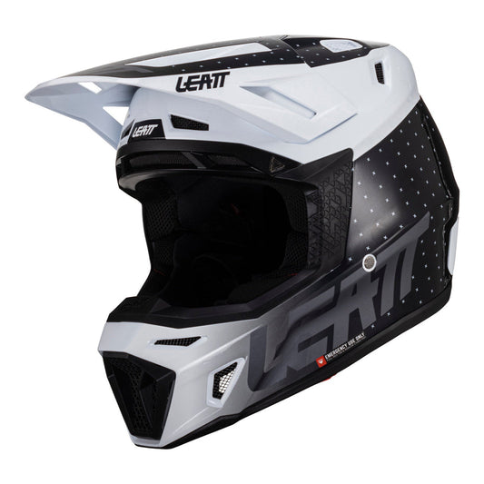 LEATT HELMET KIT MOTO 8.5 V24 BLACK/WHITE