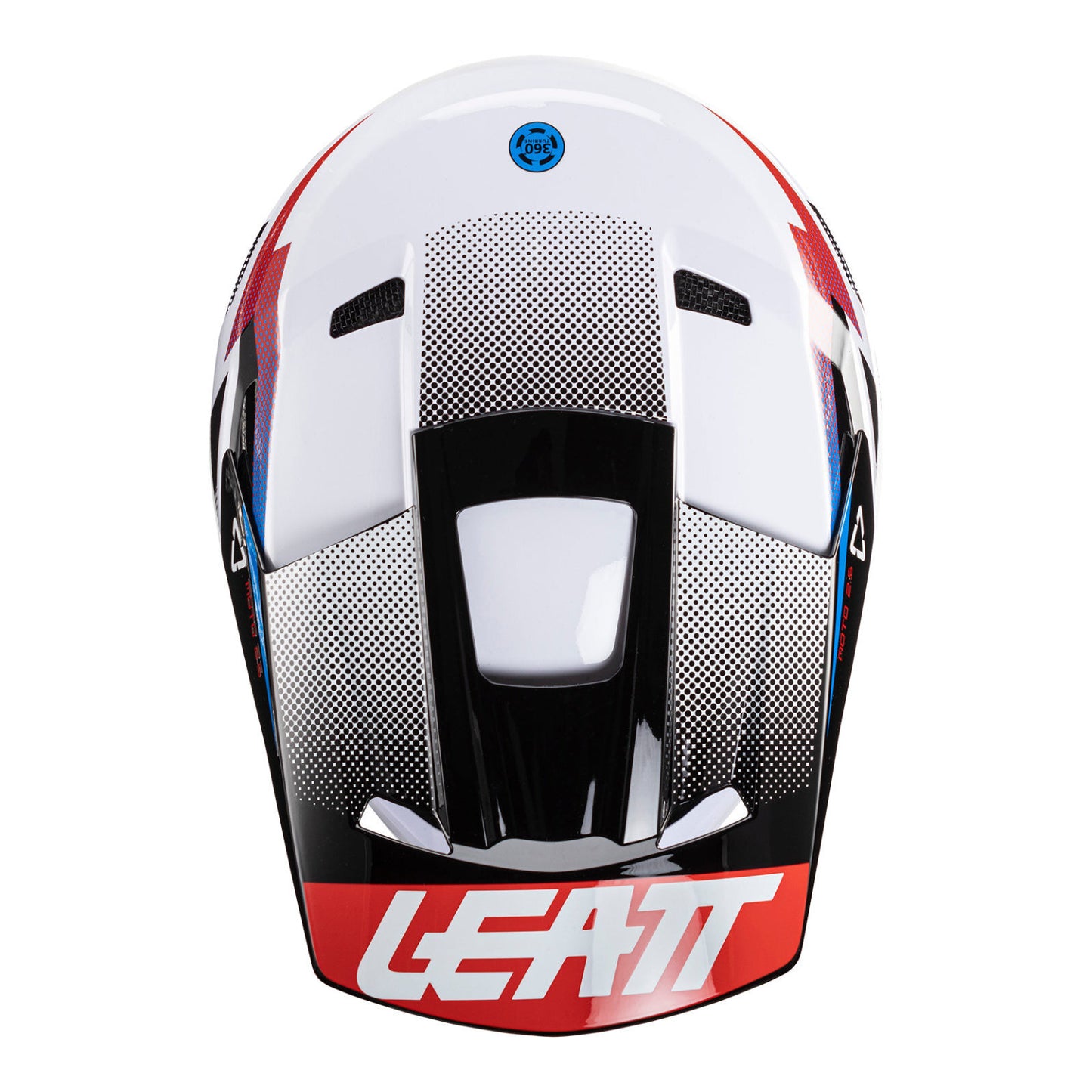 LEATT HELMET MOTO 2.5 V24 BLACK/WHITE