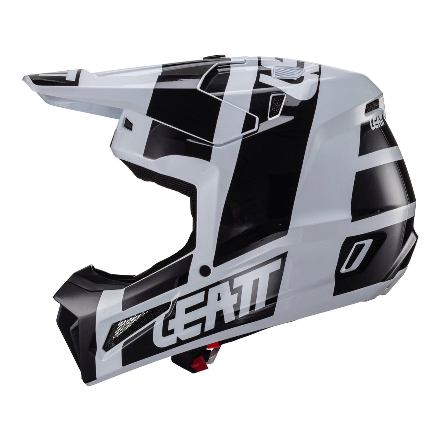 LEATT HELMET MOTO 3.5 JR V24 BLK/WHT #L 53-54CM