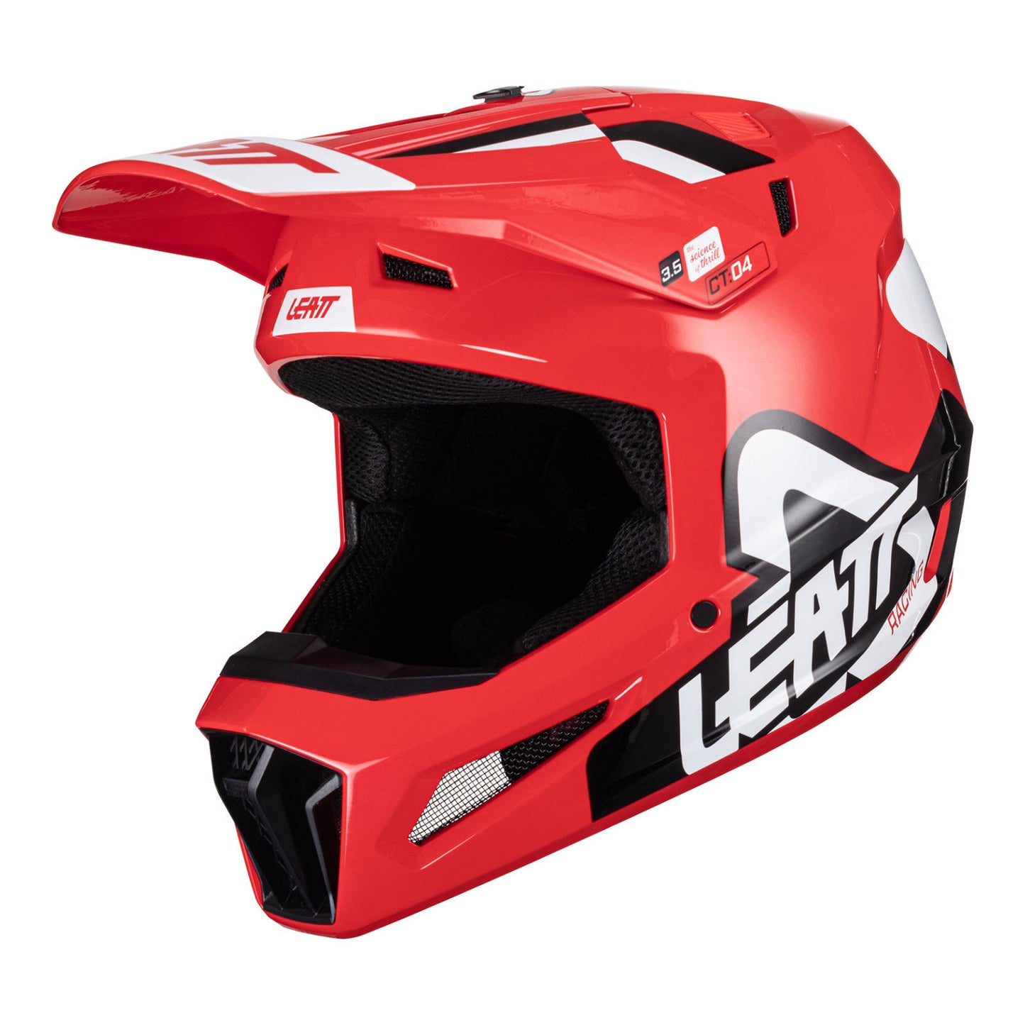 LEATT HELMET MOTO 3.5 JR V24 RED #M 51-52CM