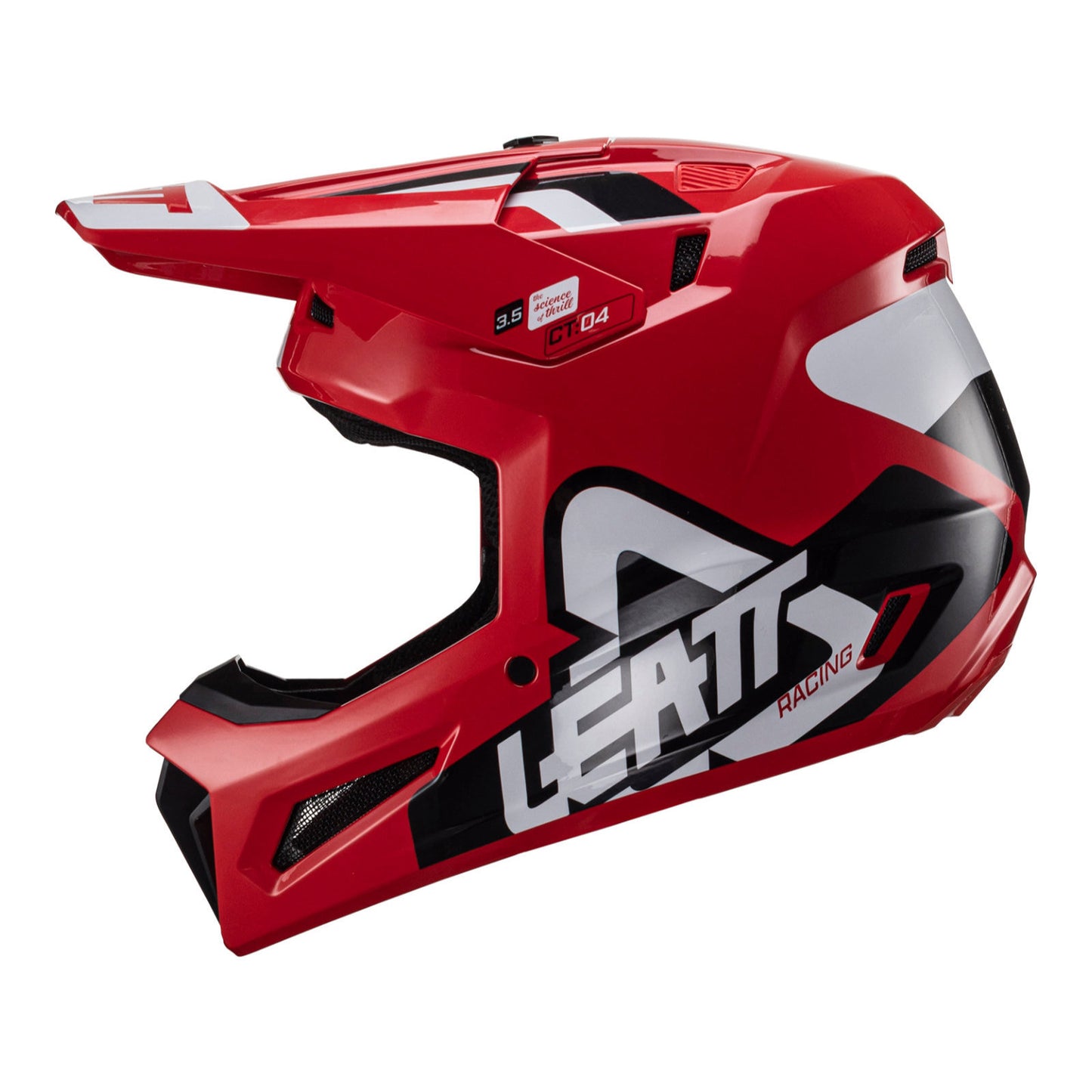 LEATT HELMET MOTO 3.5 JR V24 RED #M 51-52CM