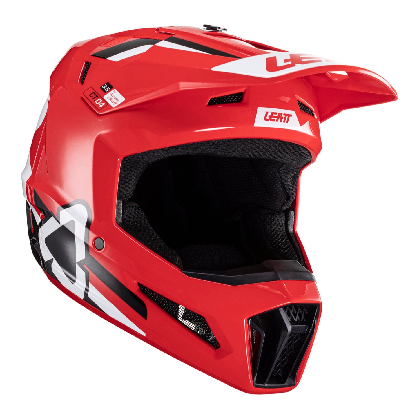 LEATT HELMET MOTO 3.5 JR V24 RED #M 51-52CM