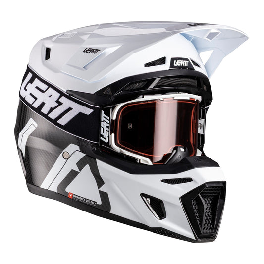 Leatt 9.5 Helmet Kit - Carbon / White (2XL)