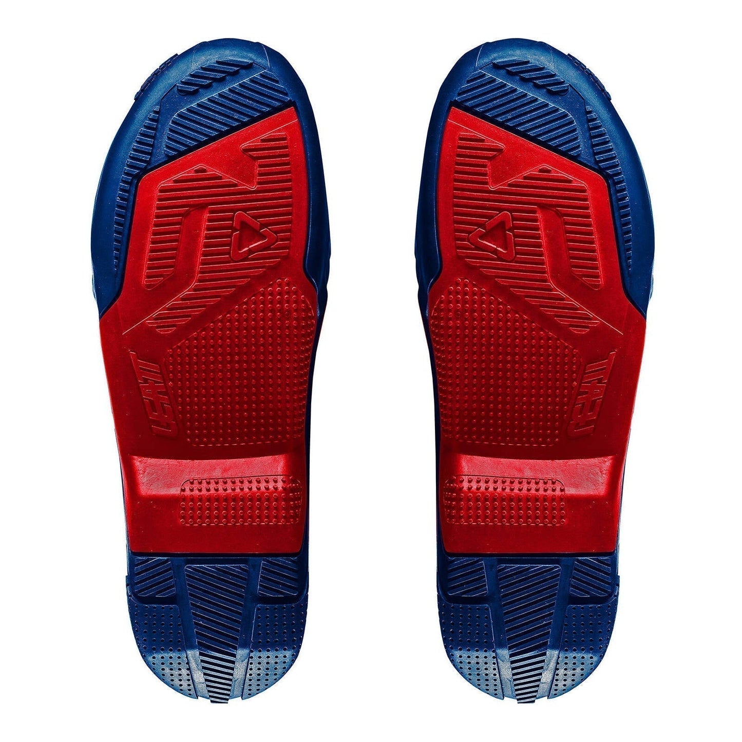 LEATT BOOT OUTER SOLE 4.5/5.5 US10/11 PAIR BLU/RED #LE3021200402