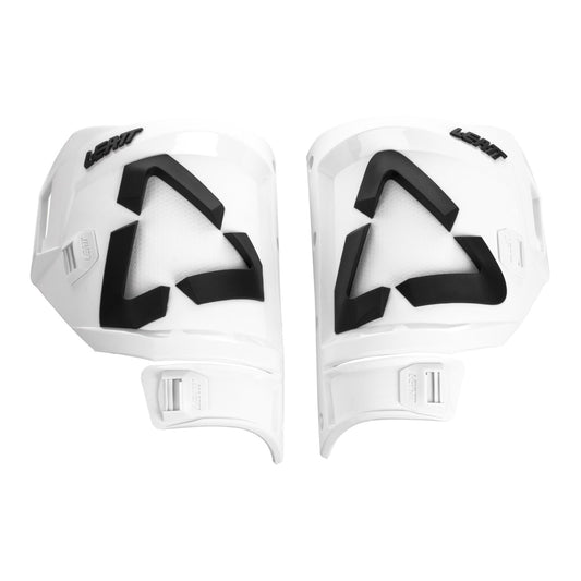 LEATT BOOT SHIN PLATE KIT 5.5 WHITE/BLACK PAIR US12/13 #LE3021210522