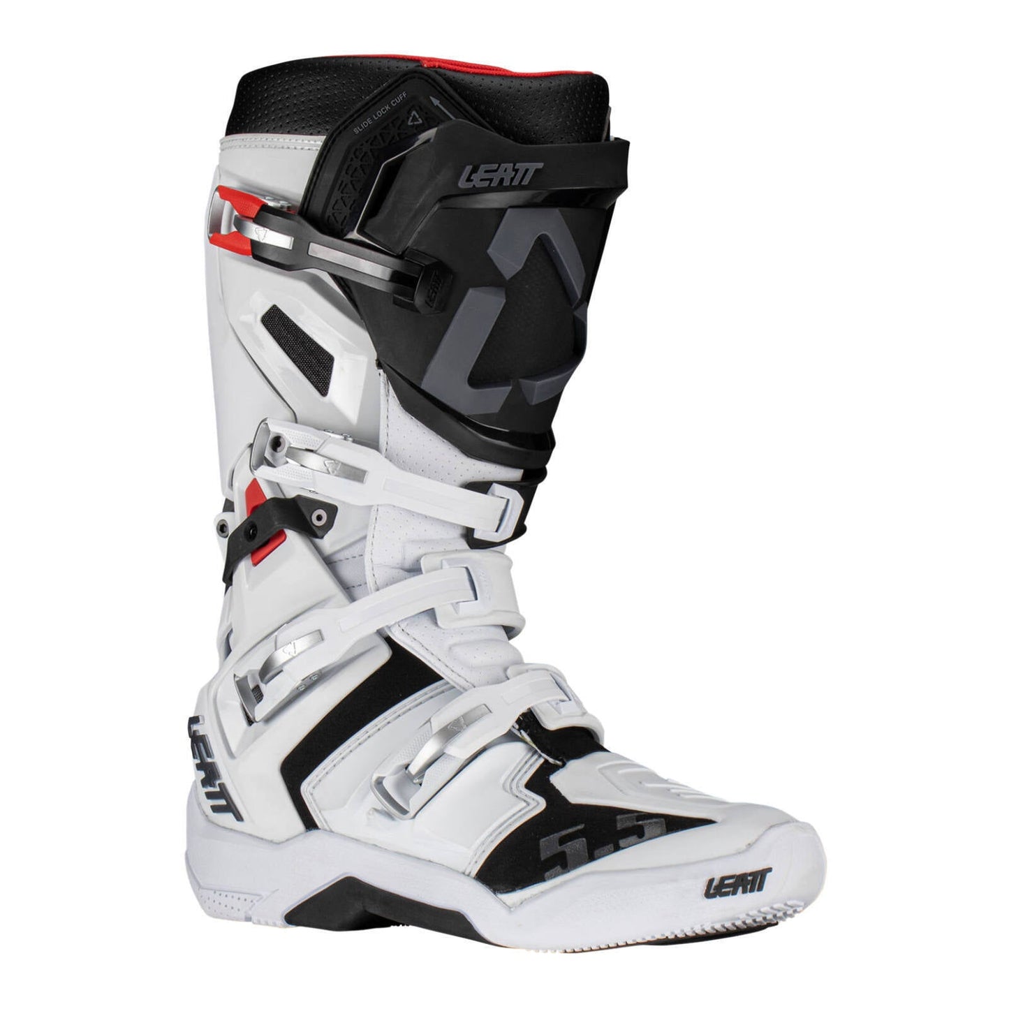 LEATT BOOT 5.5 FLEXLOCK WHT