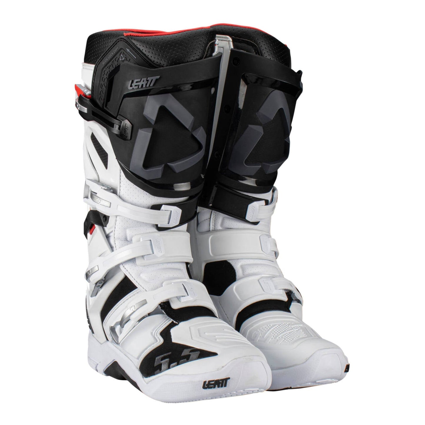 LEATT BOOT 5.5 FLEXLOCK WHT