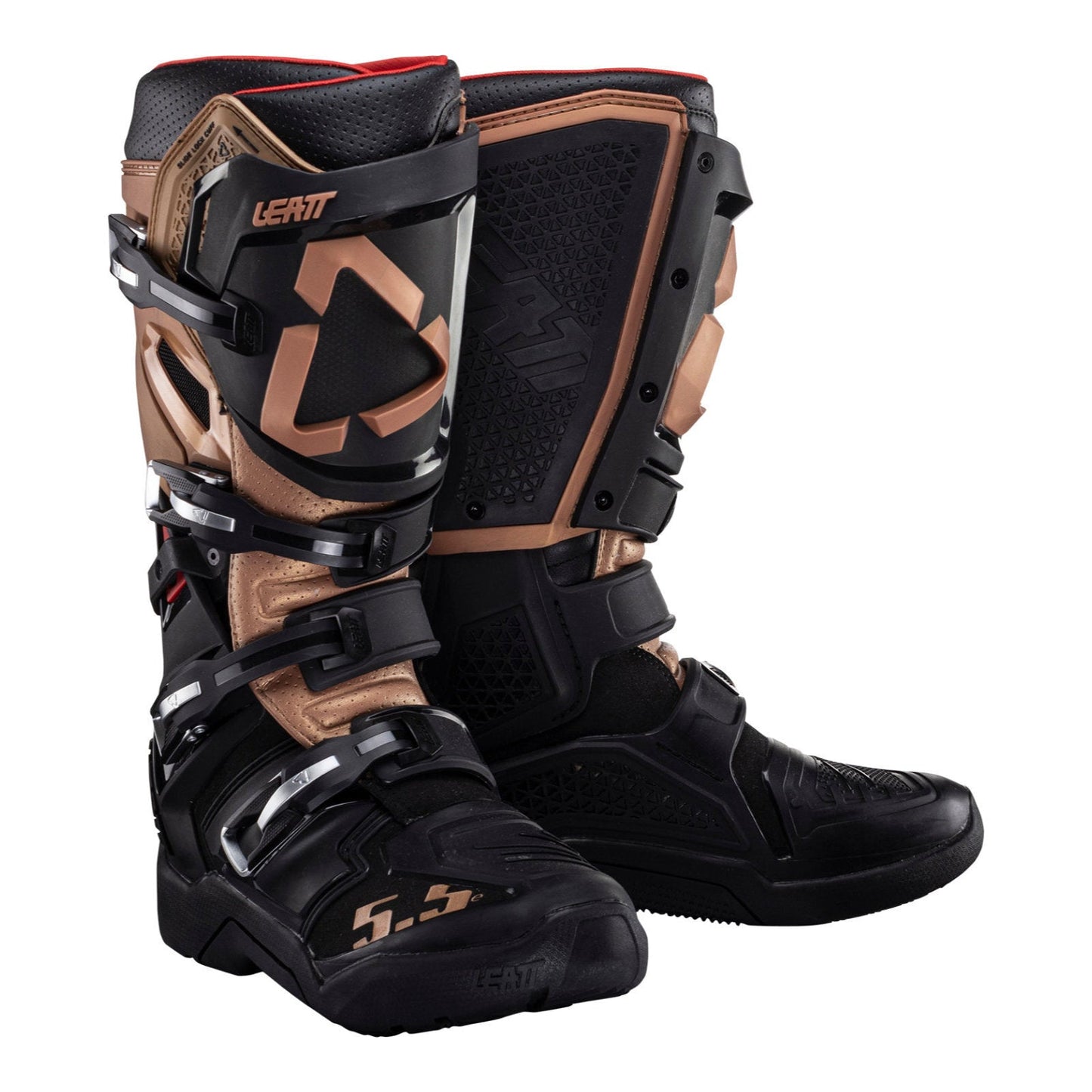 LEATT BOOT 5.5 FLEXLOCK ENDURO COPPER