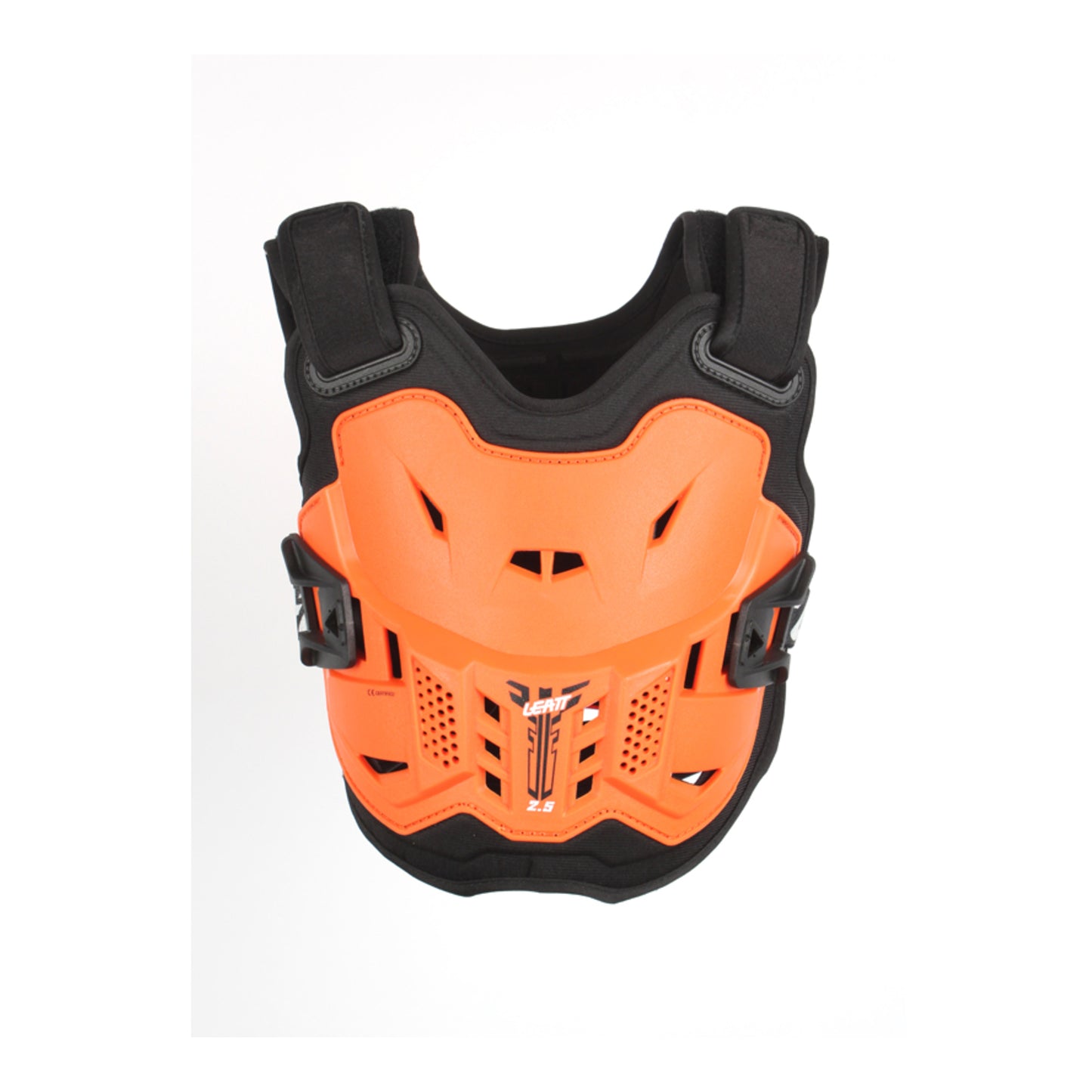 LEATT CHEST PROTECTOR 2.5 ORG/BLACK KIDS 110-134CM #LE5016100600