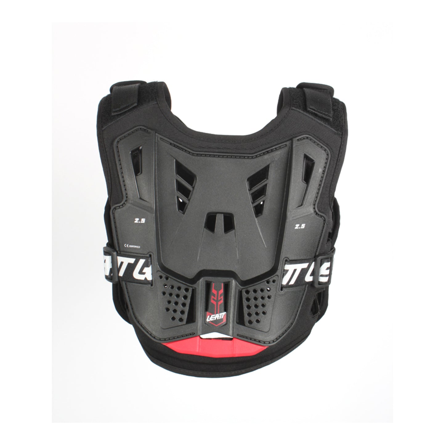 LEATT CHEST PROTECTOR 2.5 BLACK/RED KIDS 110-134CM #LE5016100601