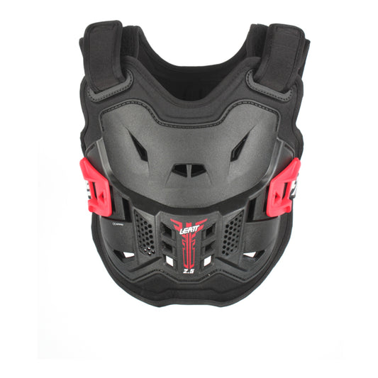 LEATT CHEST PROTECTOR 2.5 BLACK/RED KIDS 110-134CM #LE5016100601