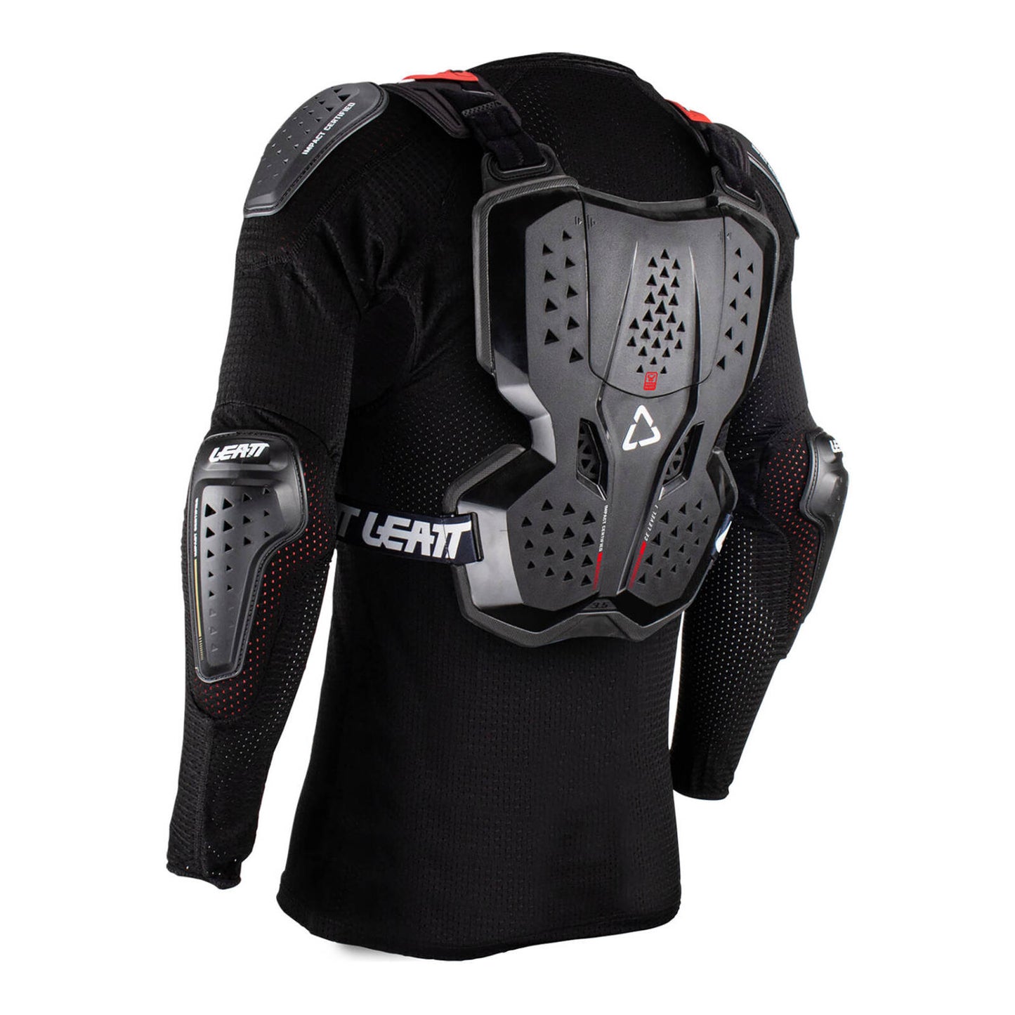 LEATT BODY PROTECTOR 3.5 JNR BLK/RED LGE/XL 147-159CM