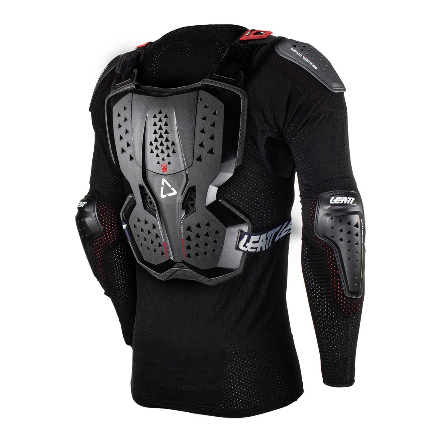 LEATT BODY PROTECTOR 3.5 JNR BLK/RED LGE/XL 147-159CM