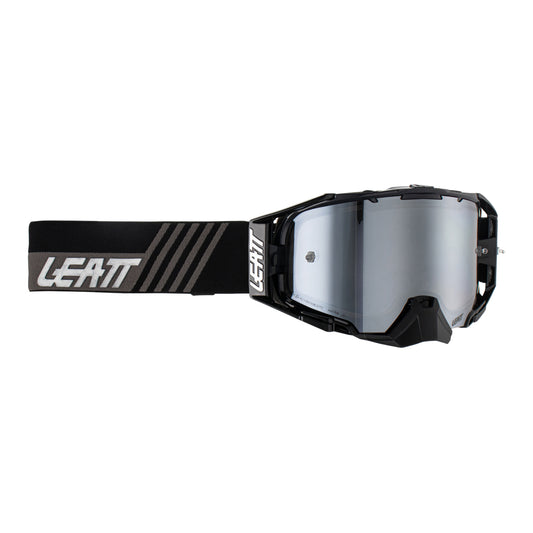 LEATT GOGGLE VELOCITY 6.5 IRIZ STEALTH SILVER 50%