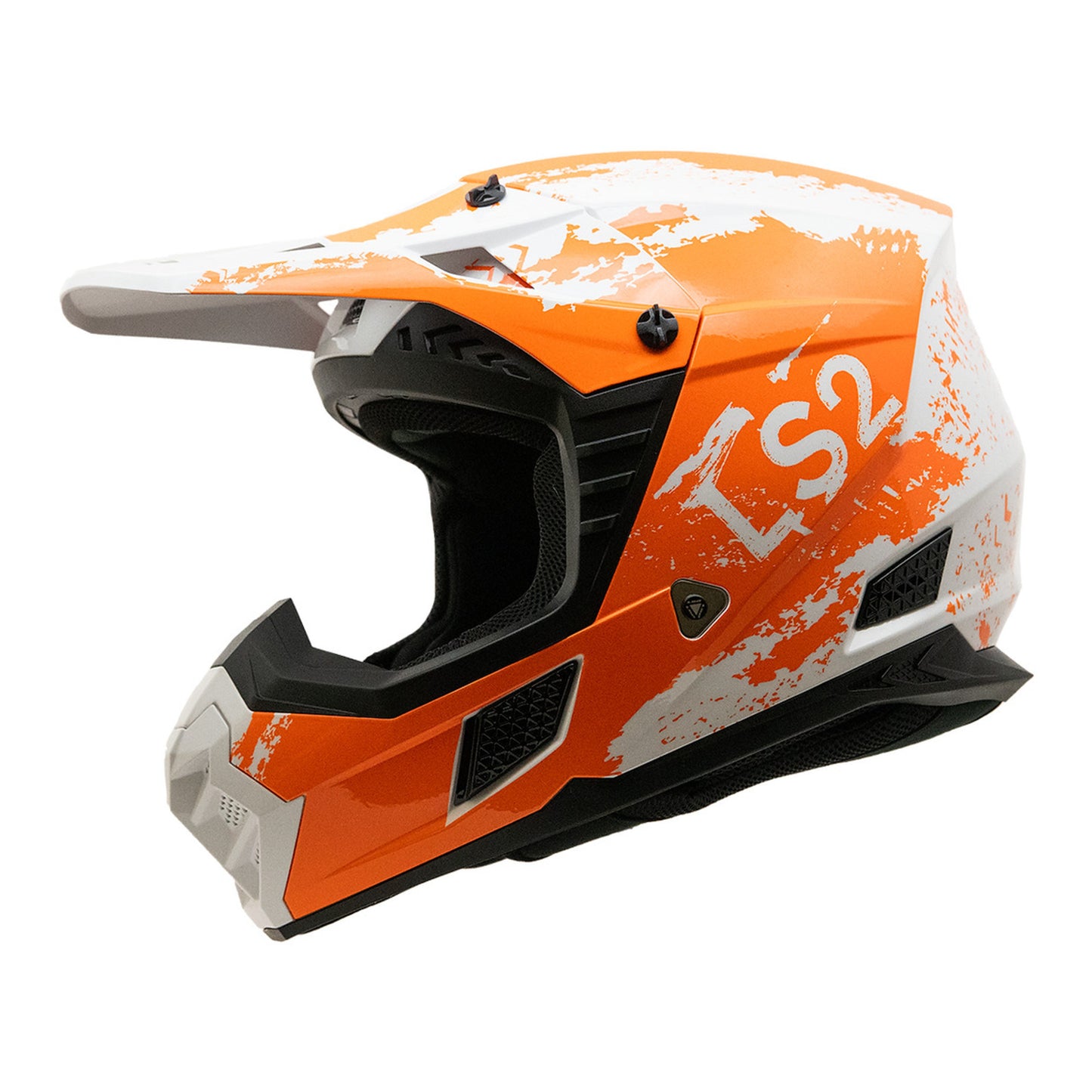 LS2 MX706 Coz Hyde - Orange / White 06