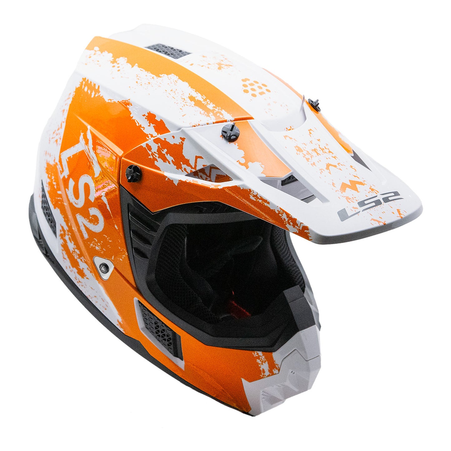 LS2 MX706 Coz Hyde - Orange / White 06