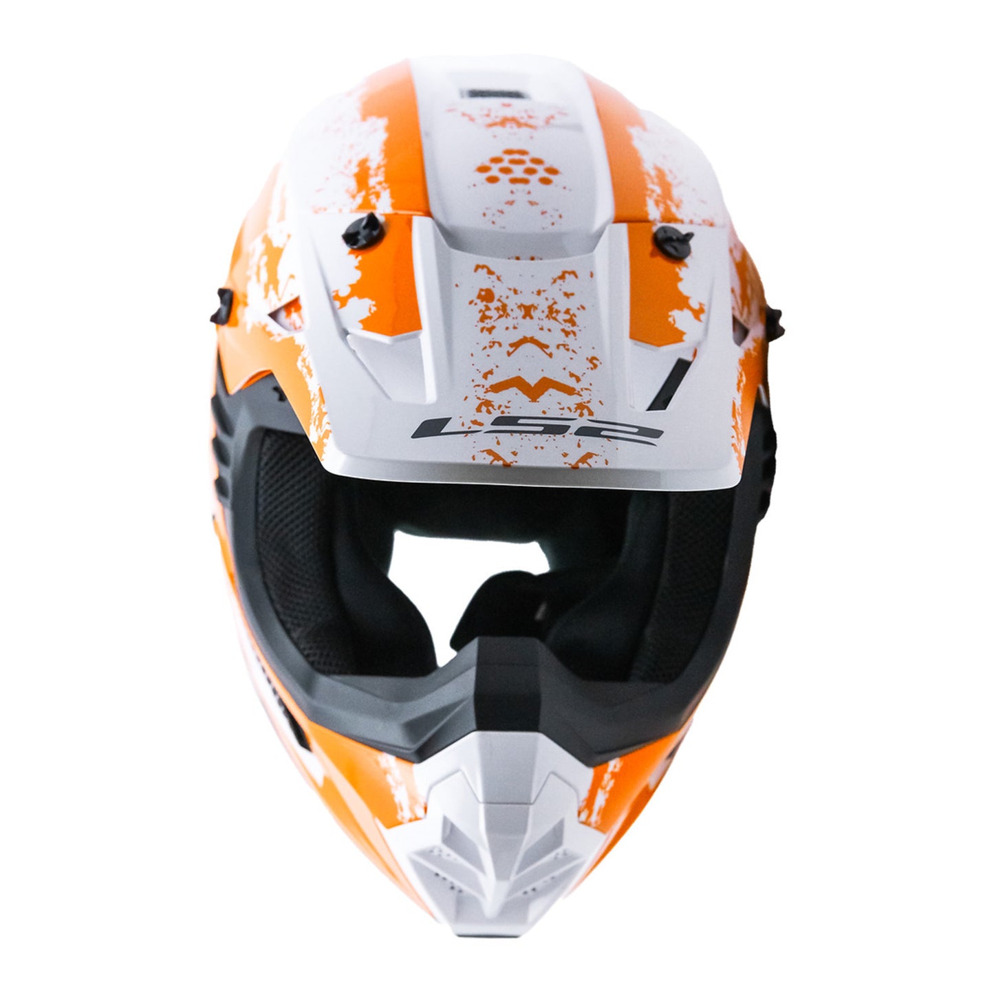 LS2 MX706 Coz Hyde - Orange / White 06