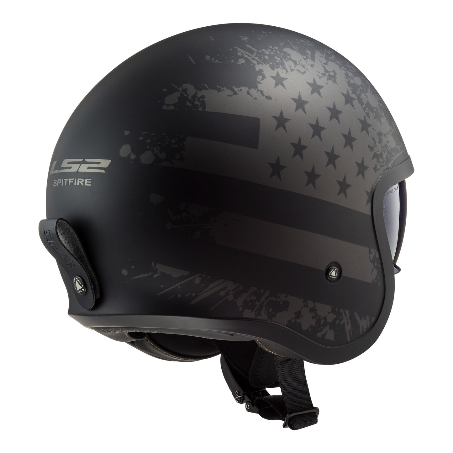 LS6 OF599 Spitfire II - Matt Black / Flag 06