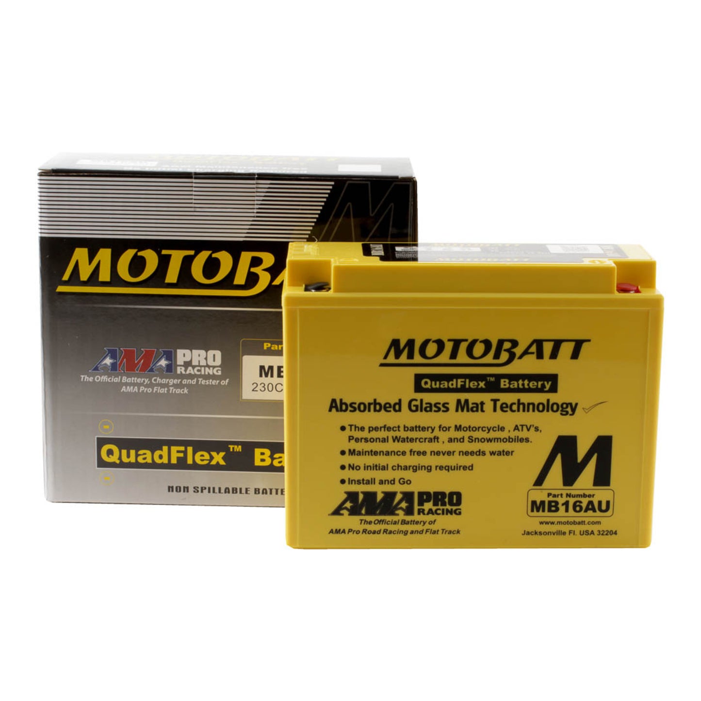 Motobatt Battery Quadflex AGM - MB16AU