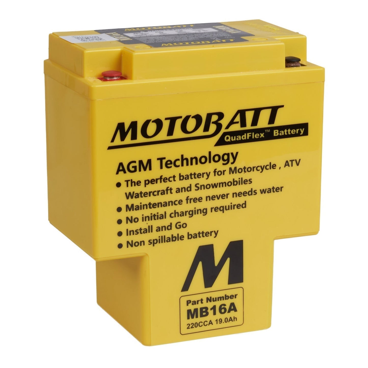 Motobatt Battery Quadflex AGM - MB16A