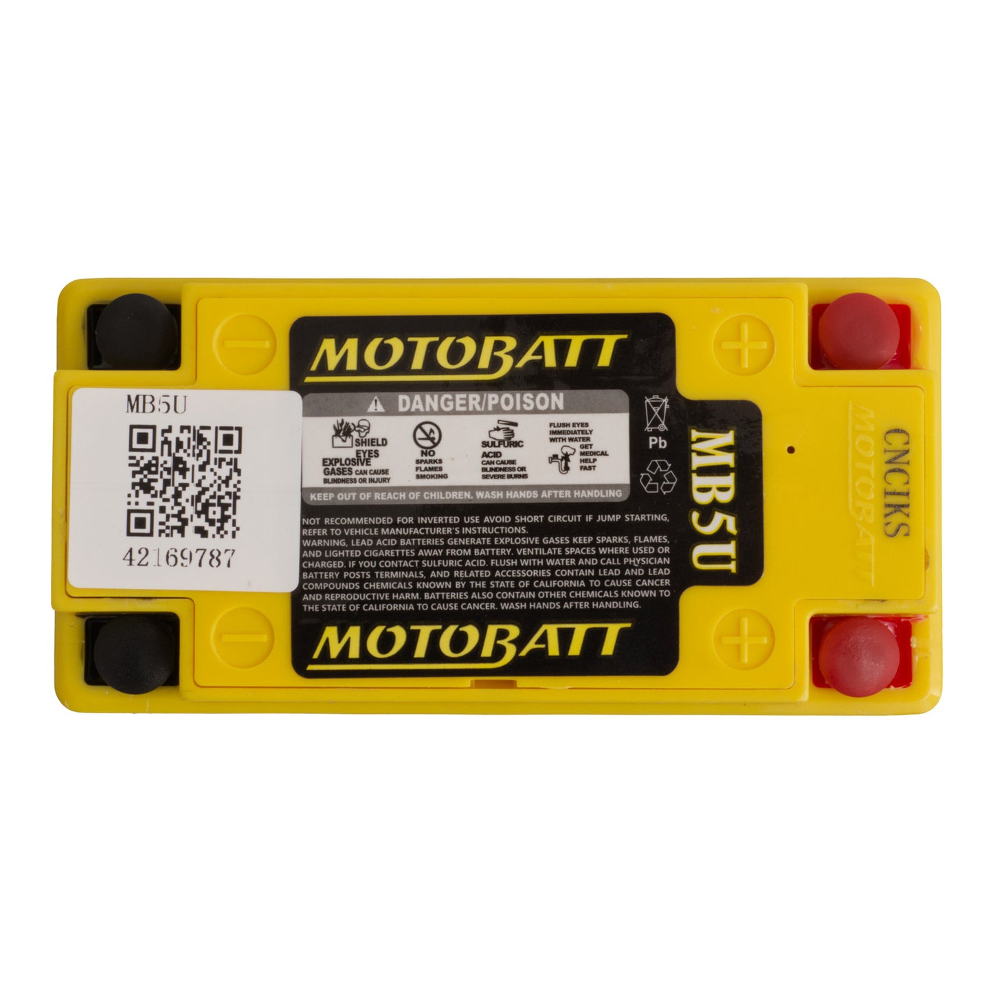 Motobatt Battery Quadflex AGM - MB5U