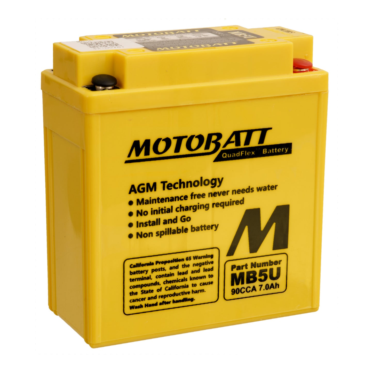 Motobatt Battery Quadflex AGM - MB5U