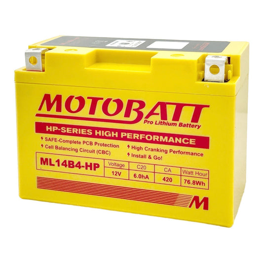MOTOBATT PRO LITHIUM BATTERY MPL14B4-HP *8 |  MBL14B4HP
